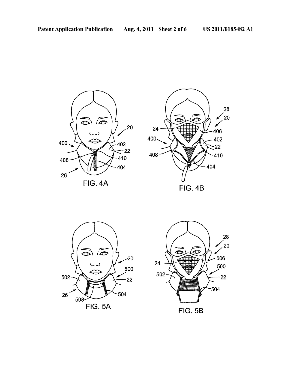 ARTICLES OF APPAREL WITH RETRACTABLE PROTECTIVE ELEMENTS - diagram, schematic, and image 03