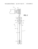 Anti-strangulation apparatus for, and hanging freely with, a looped cord     of a window covering device diagram and image