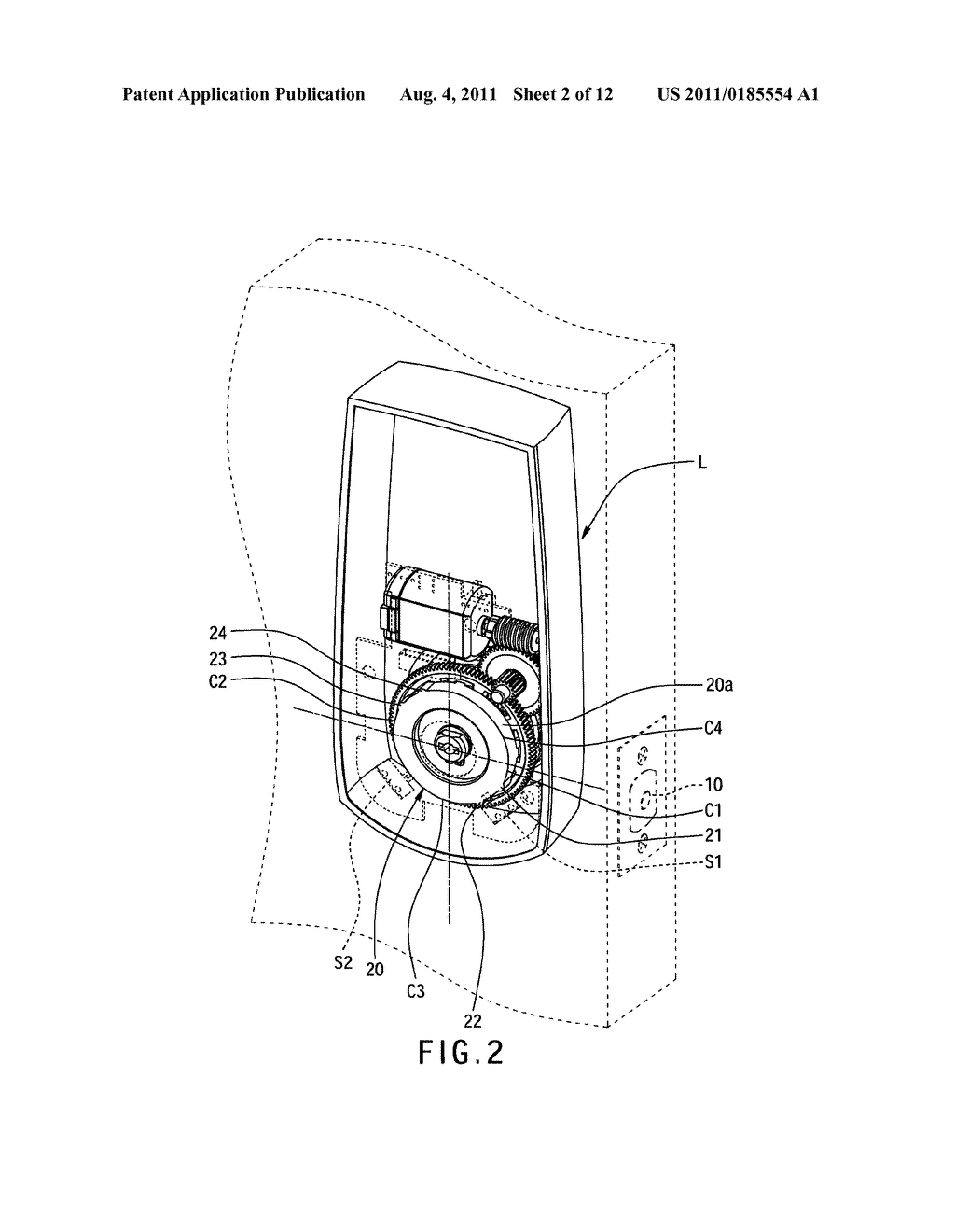 METHOD FOR AUTOMATICALLY DETERMINING THE DIRECTION INSTALLATION OF AN     ELECTRONIC LOCK - diagram, schematic, and image 03