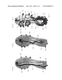 SHOE SOLE OF ATHLETIC SHOE WITH HIGH RUNNING EFFICIENCY diagram and image