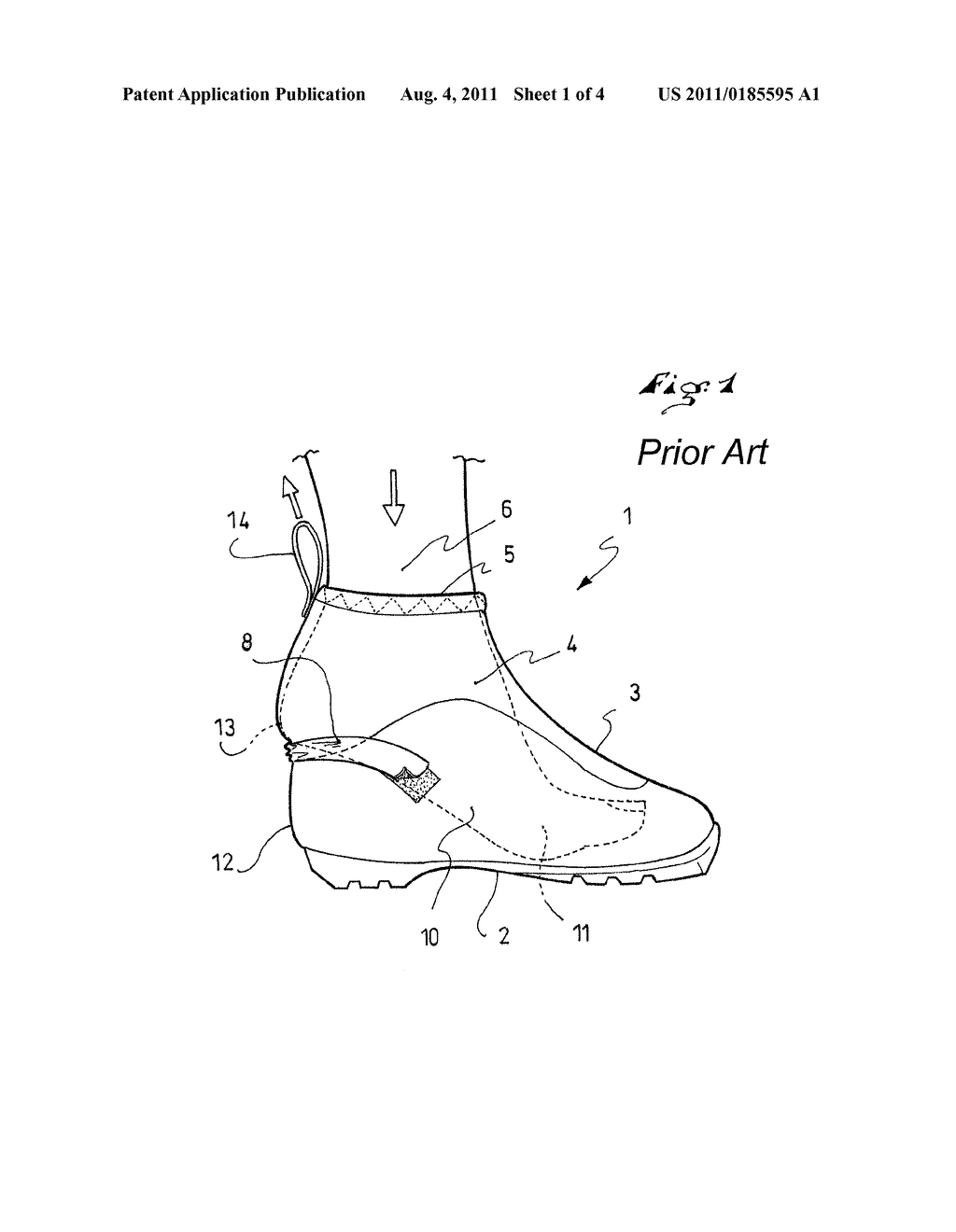 FOOTWEAR WITH IMPROVED UPPER - diagram, schematic, and image 02