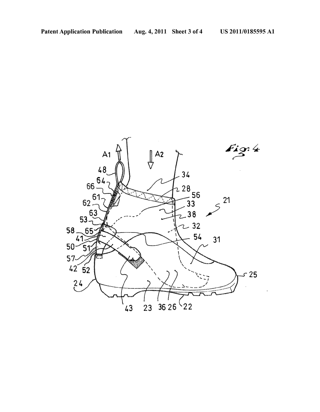 FOOTWEAR WITH IMPROVED UPPER - diagram, schematic, and image 04