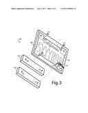 License plate security lock diagram and image