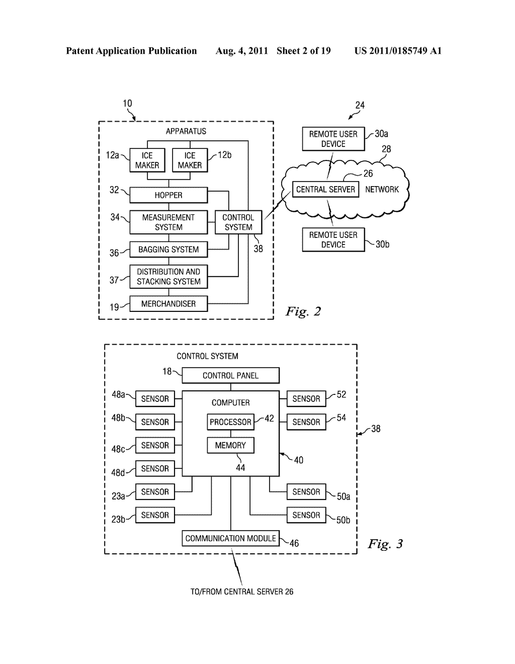 SYSTEM AND METHOD FOR DISTRIBUTING AND STACKING BAGS OF ICE - diagram, schematic, and image 03