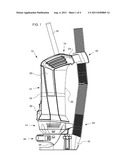DUST COLLECTION ATTACHMENT SYSTEM FOR HANDHELD POWER TOOLS diagram and image