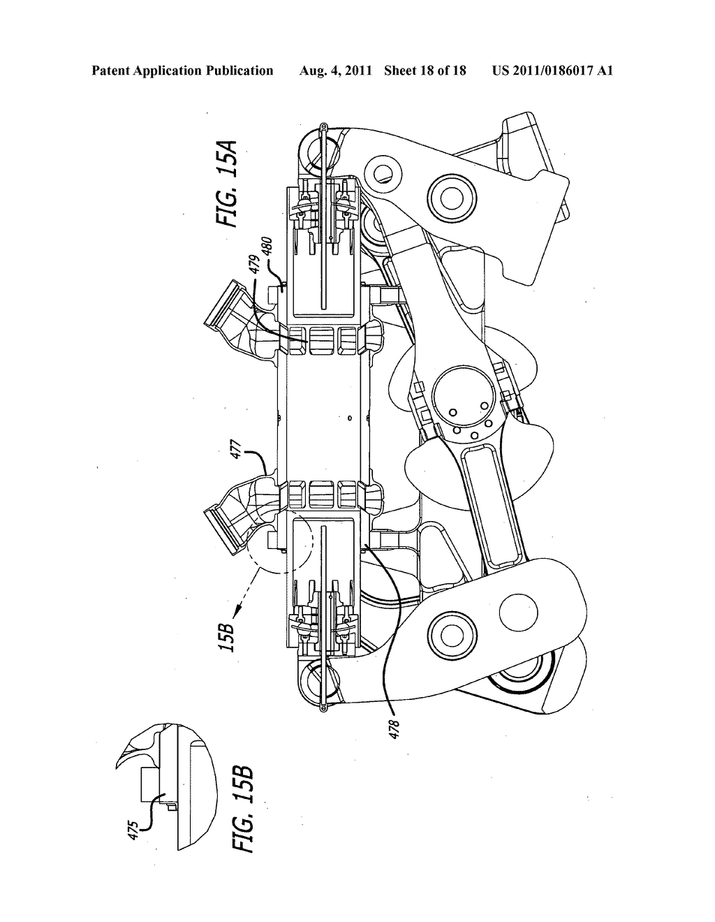 Single-crankshaft, opposed-piston engine constructions - diagram, schematic, and image 19