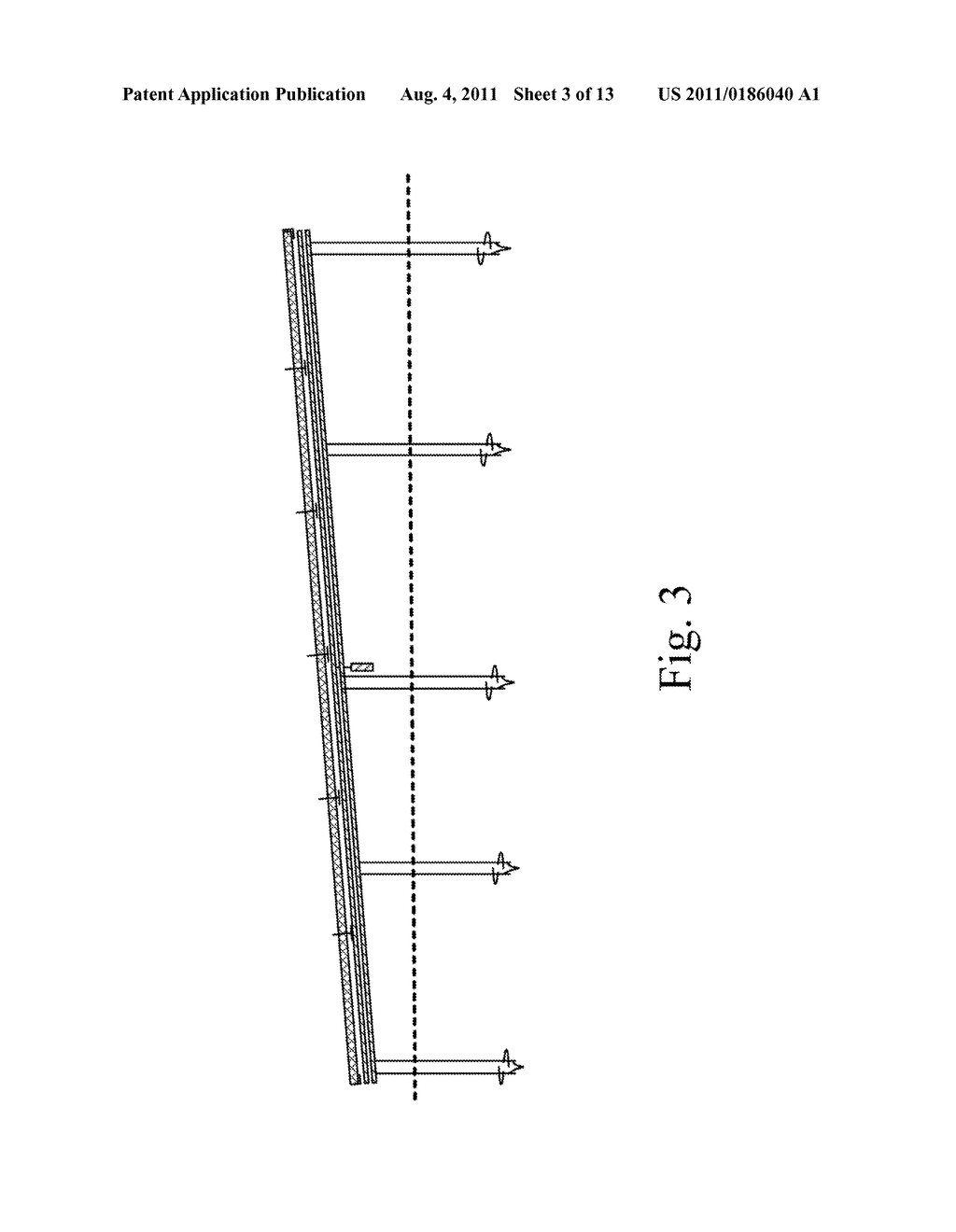 One-Axis Solar Tracker System and Apparatus with Wind Lock Devices - diagram, schematic, and image 04