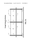 APPARATUS FOR PIVOTING SOLAR TROUGHS ON A CENTRAL AXIS diagram and image