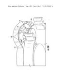 Dry Powder Inhalers with Rotating Piercing Mechanisms and Related Devices     and Methods diagram and image