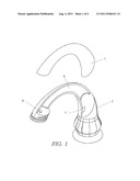 Plastic construction for decorative spout diagram and image