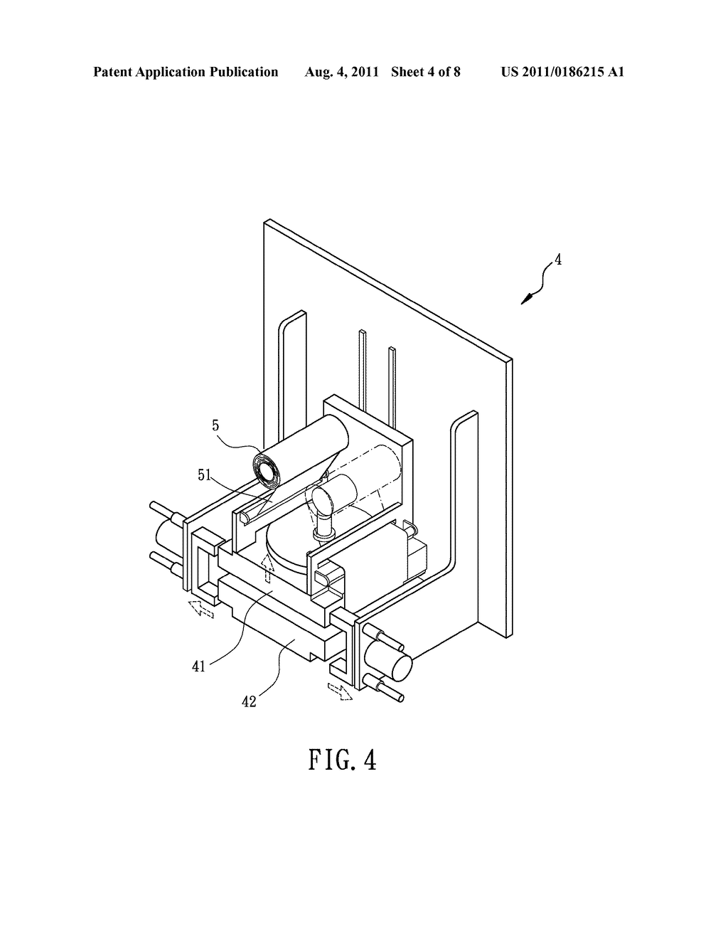 APPARATUS AND METHOD FOR LAMINATING A FILM ON A WAFER - diagram, schematic, and image 05