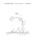 APPARATUS FOR MANUFACTURING BONDING STRUCTURE, BONDING STRUCTURE AND     METHOD OF FABRICATING THE SAME diagram and image