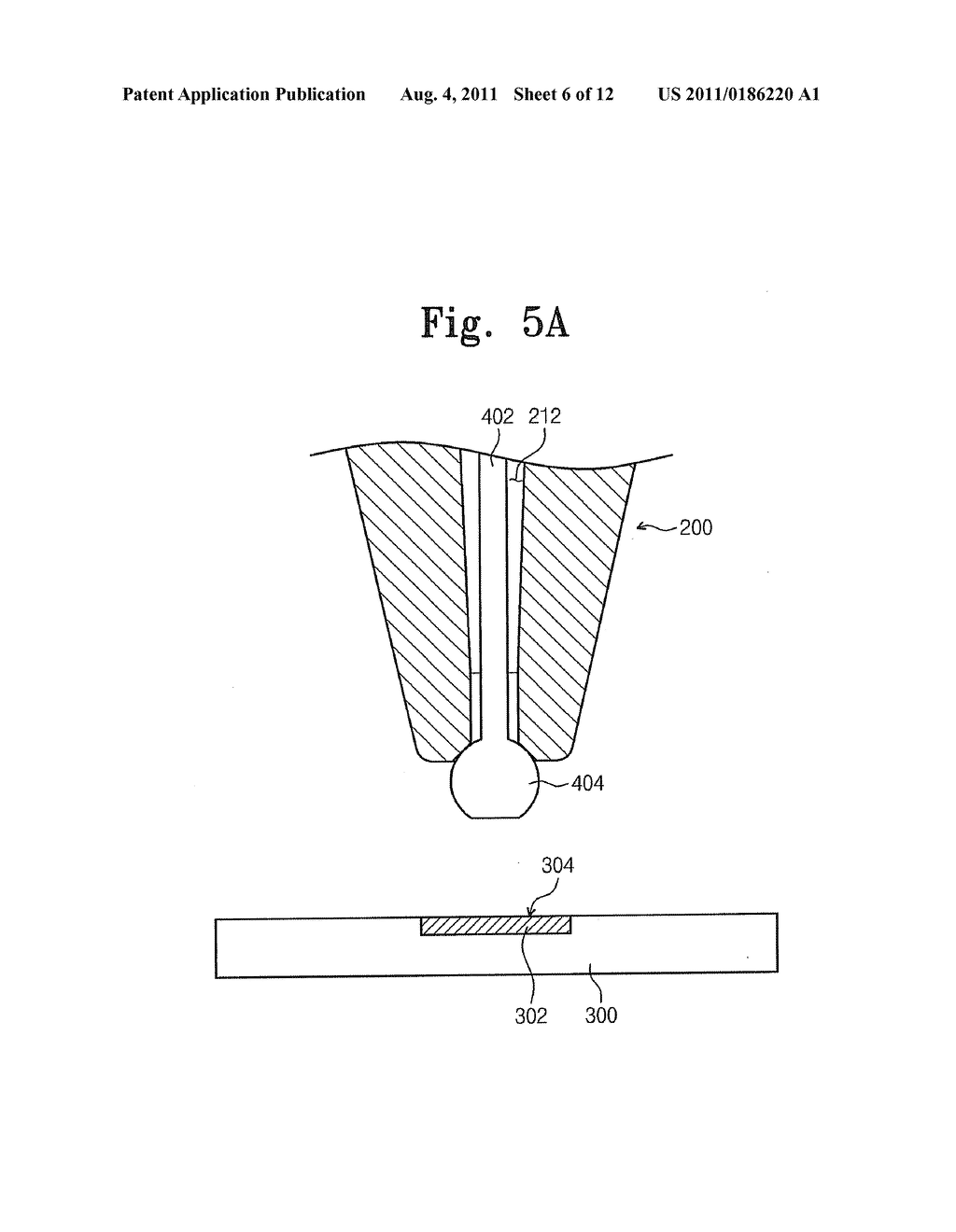 APPARATUS FOR MANUFACTURING BONDING STRUCTURE, BONDING STRUCTURE AND     METHOD OF FABRICATING THE SAME - diagram, schematic, and image 07