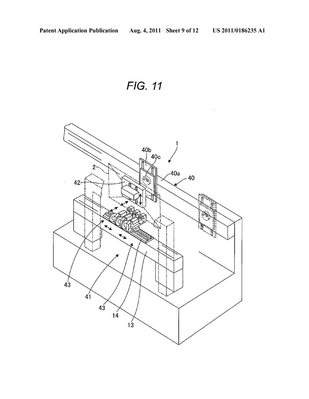 ADHESIVE TAPE AFFIXING EQUIPMENT AND PRESS-FITTING EQUIPMENT - diagram, schematic, and image 10