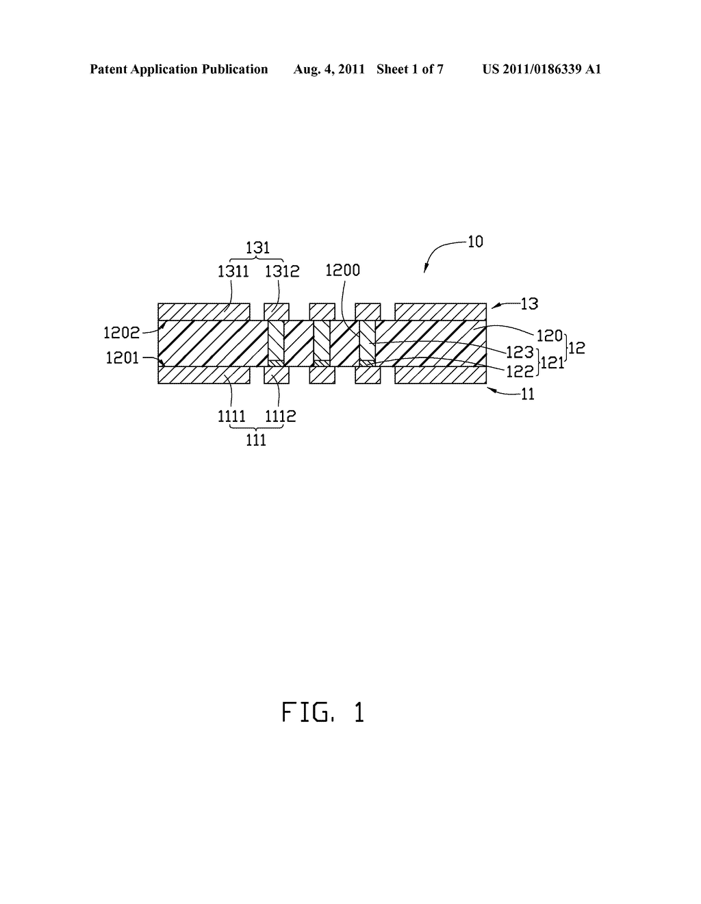 PRINTED CIRCUIT BOARD WITH CARBON NANOTUBE BUNDLE - diagram, schematic, and image 02