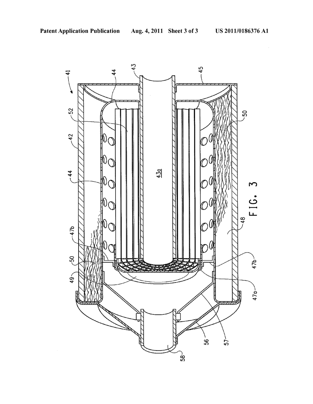 MUFFLER WITH INTEGRATED CATALYTIC CONVERTER AND POLYMERIC MUFFLER BODY - diagram, schematic, and image 04