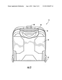 SUITCASE WITH BIOMETRIC LOCK MECHANISM diagram and image