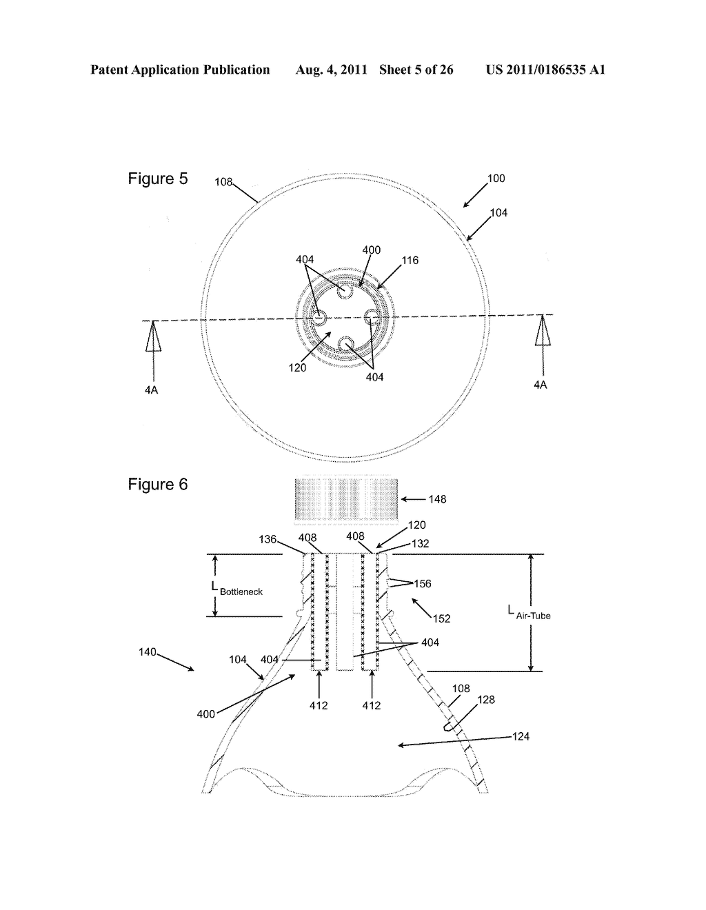 PRESSURE EQUALIZATION APPARATUS FOR A BOTTLE AND METHODS ASSOCIATED     THEREWITH - diagram, schematic, and image 06