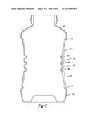 HOT-FILL CONTAINER HAVING FLAT PANELS diagram and image