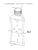 HOT-FILL CONTAINER HAVING FLAT PANELS diagram and image