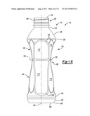 HOT-FILL CONTAINER HAVING FLAT PANELS diagram and image