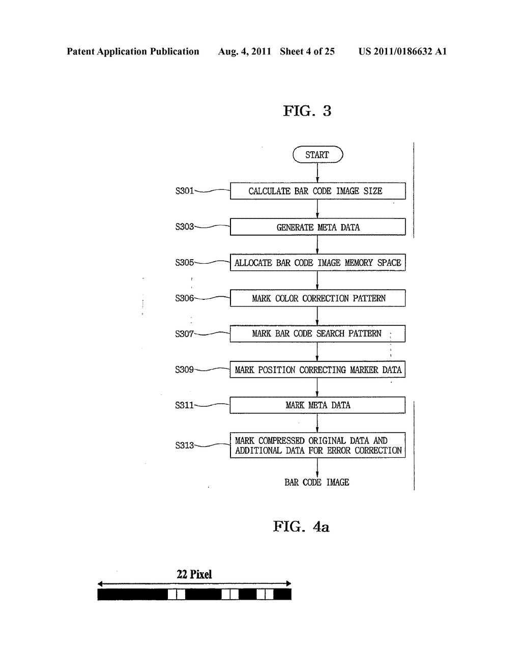 SYSTEM AND METHOD FOR ENCODING AND DECODING LARGE CAPACITY 2-DIMENSIONAL     COLOR BAR CODE WHICH CAN BE COLOR-CORRECTED - diagram, schematic, and image 05