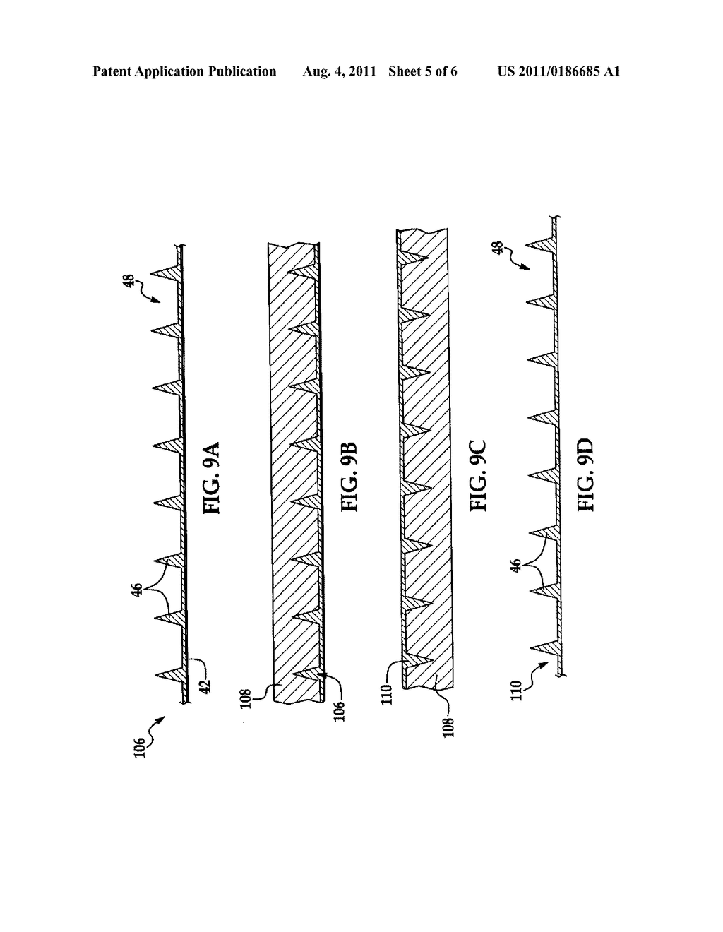 Thin-Film Composite Having Drag-Reducing Riblets and Method of Making the     Same - diagram, schematic, and image 06