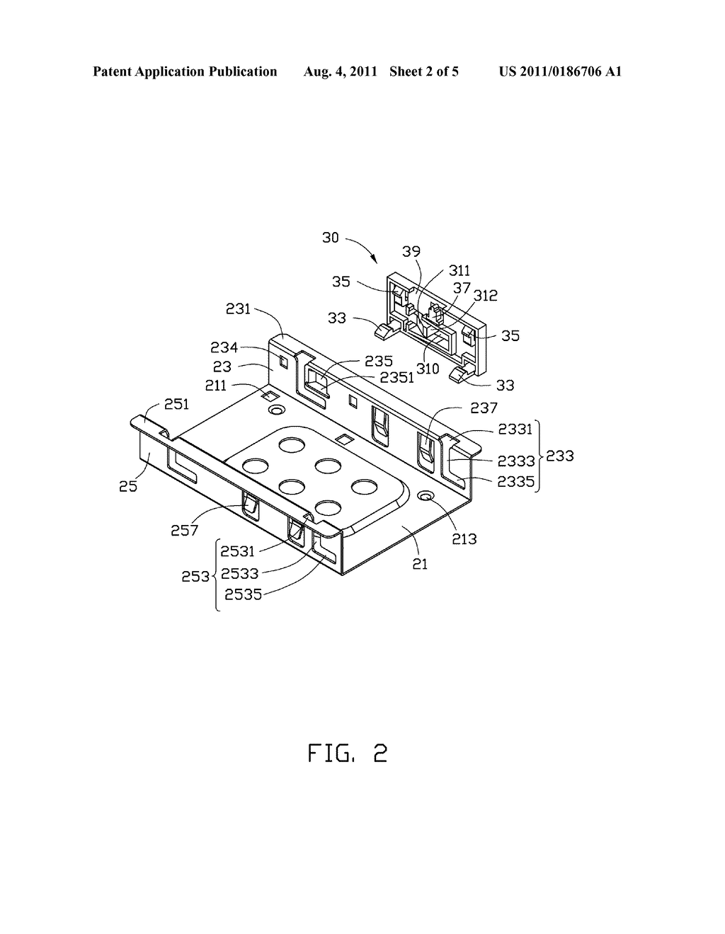 MOUNTING APPARATUS FOR DISK DRIVE - diagram, schematic, and image 03