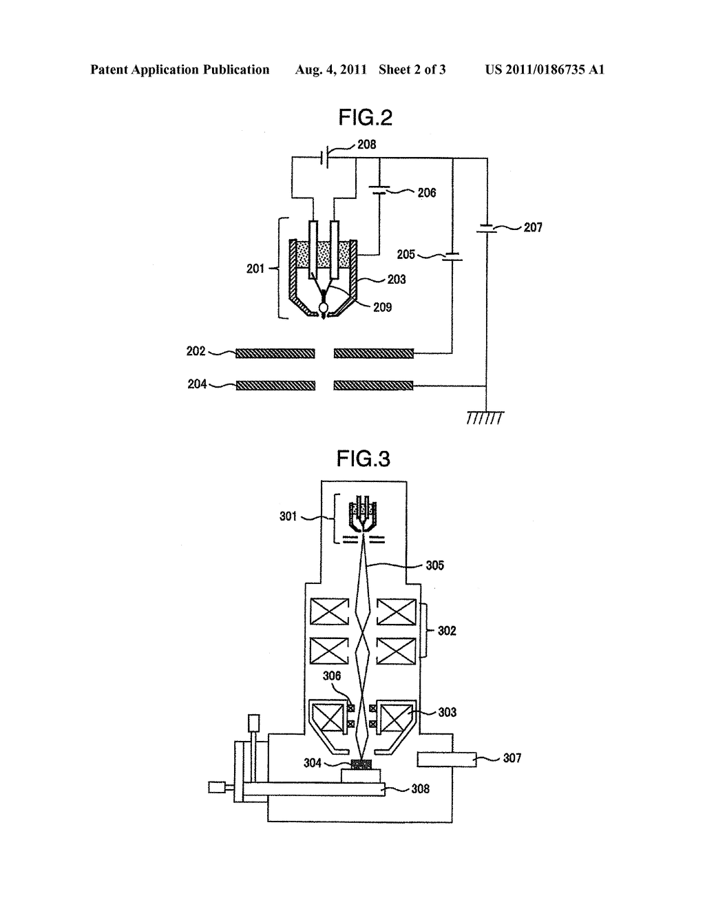 ELECTRON SOURCE, ELECTRON GUN, AND ELECTRON MICROSCOPE DEVICE AND ELECTRON     BEAM LITHOGRAPHY DEVICE USING IT - diagram, schematic, and image 03