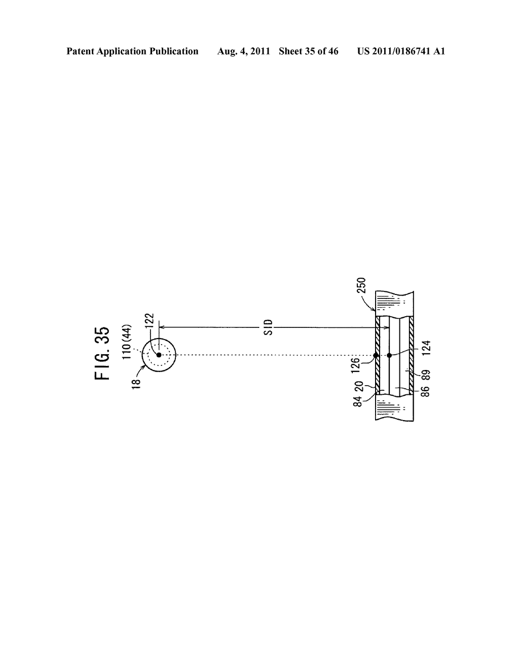 Radiographic image capturing apparatus, radiographic image capturing     system, and method of supplying electric power to radiographic image     capturing apparatus - diagram, schematic, and image 36