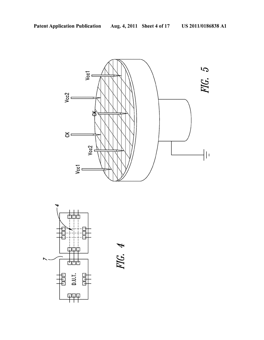 CIRCUIT ARCHITECTURE FOR THE PARALLEL SUPPLYING DURING AN ELECTRIC OR     ELECTROMAGNETIC TESTING OF A PLURALITY OF ELECTRONIC DEVICES INTEGRATED     ON A SEMICONDUCTOR WAFER - diagram, schematic, and image 05