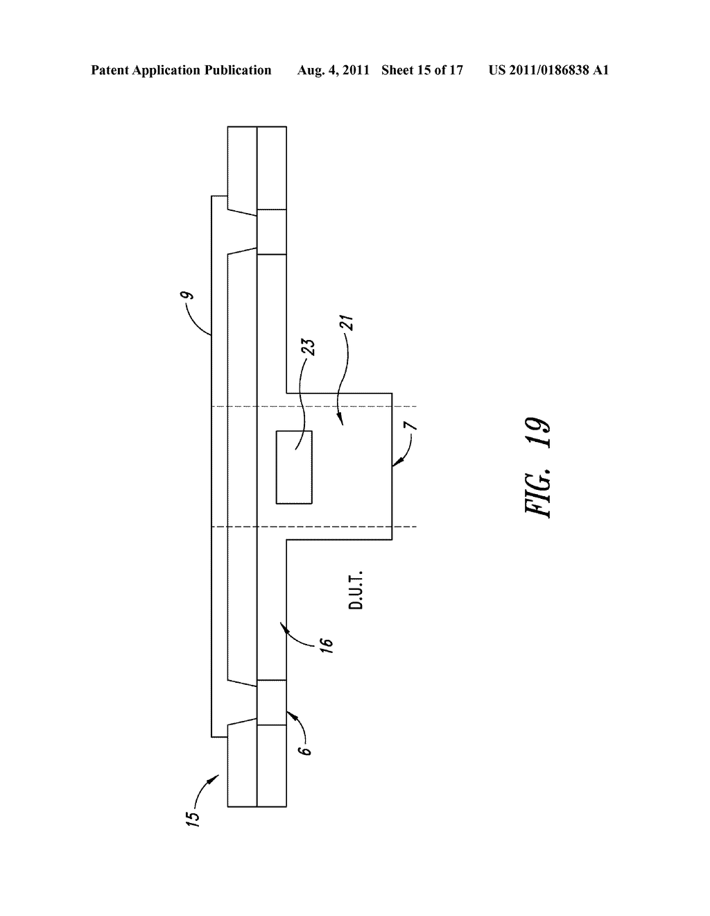 CIRCUIT ARCHITECTURE FOR THE PARALLEL SUPPLYING DURING AN ELECTRIC OR     ELECTROMAGNETIC TESTING OF A PLURALITY OF ELECTRONIC DEVICES INTEGRATED     ON A SEMICONDUCTOR WAFER - diagram, schematic, and image 16