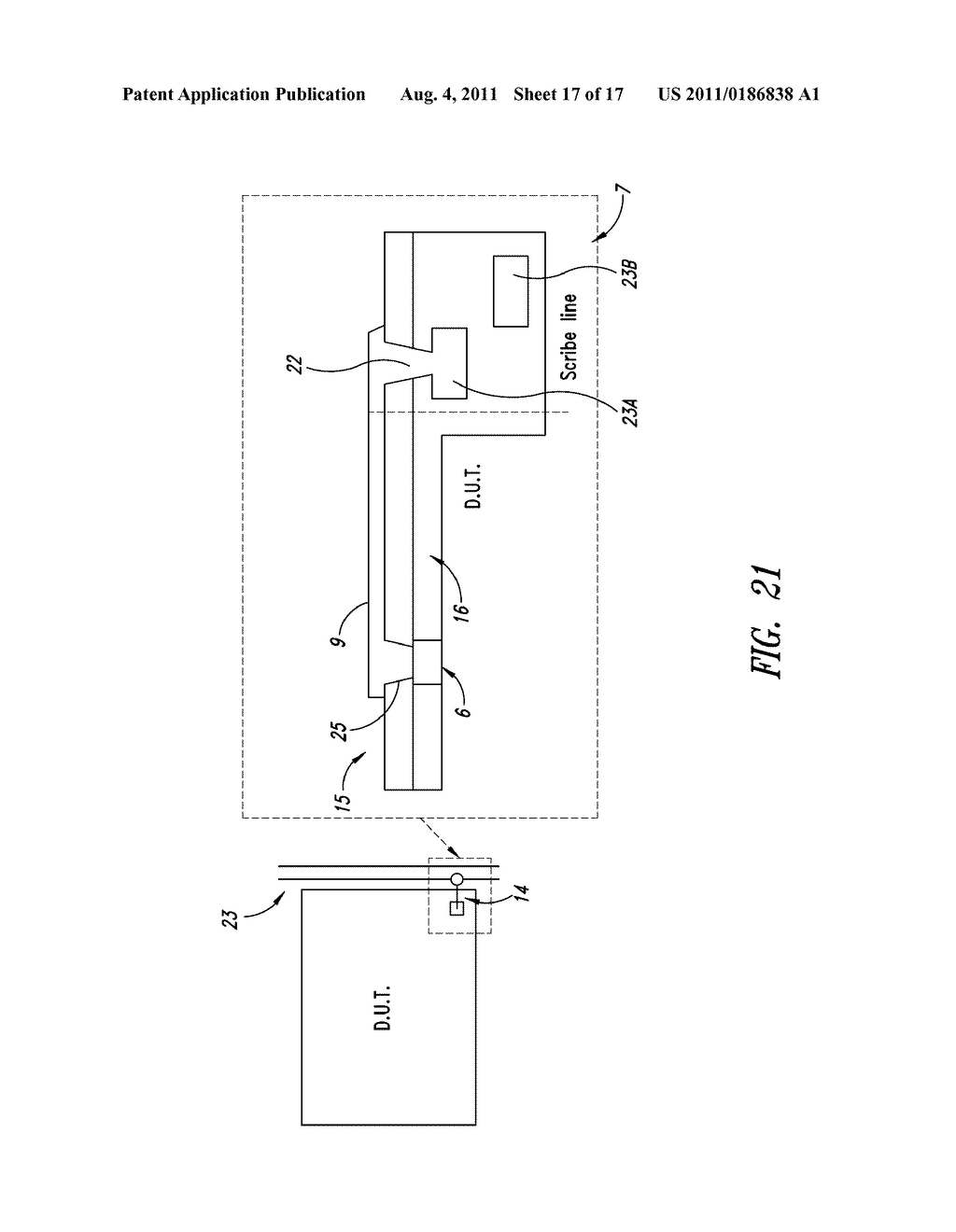 CIRCUIT ARCHITECTURE FOR THE PARALLEL SUPPLYING DURING AN ELECTRIC OR     ELECTROMAGNETIC TESTING OF A PLURALITY OF ELECTRONIC DEVICES INTEGRATED     ON A SEMICONDUCTOR WAFER - diagram, schematic, and image 18