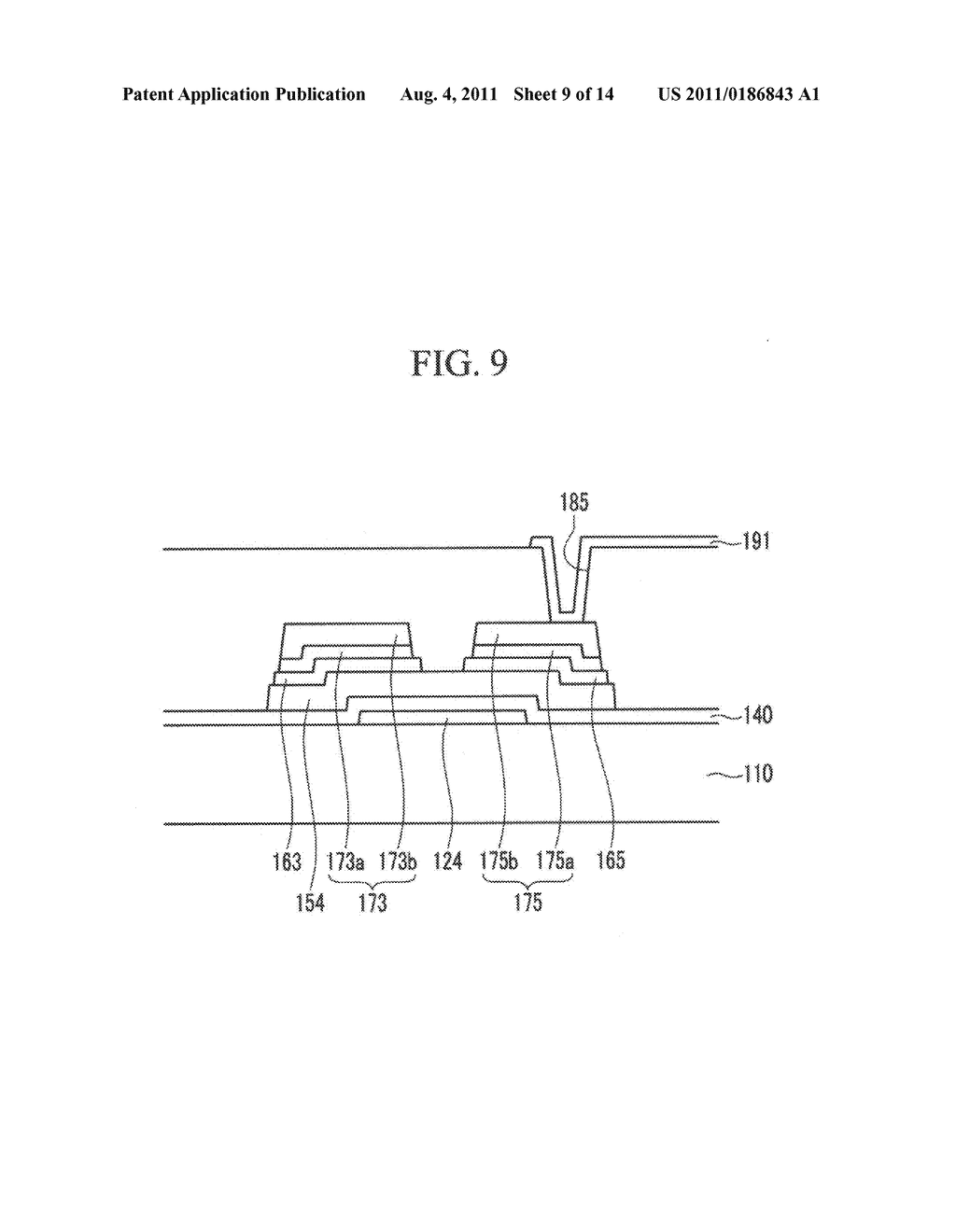 Manufacturing method of thin film and metal line for display using the     same, thin film transistor array panel, and method for manufacturing the     same - diagram, schematic, and image 10