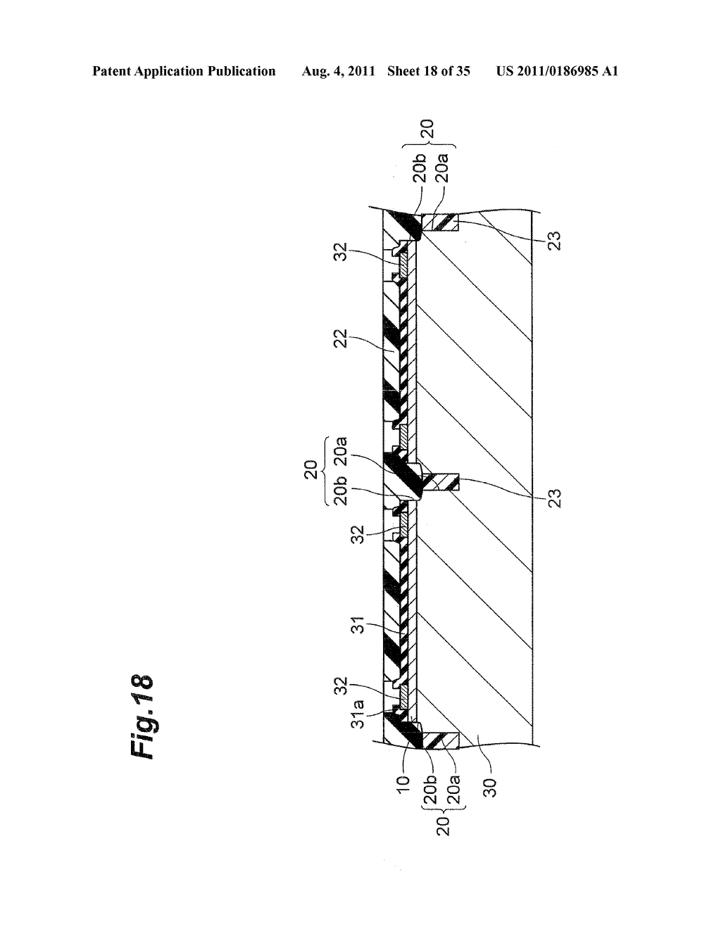 Semiconductor substrate, laminated chip package, semiconductor plate and     method of manufacturing the same - diagram, schematic, and image 19