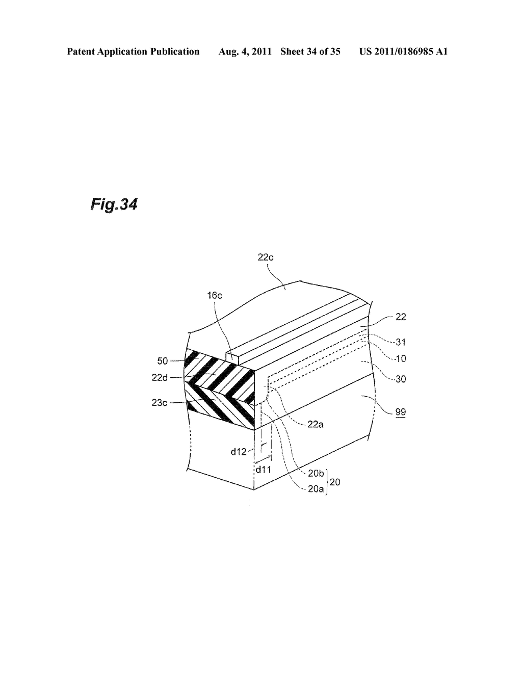 Semiconductor substrate, laminated chip package, semiconductor plate and     method of manufacturing the same - diagram, schematic, and image 35