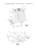 SEAT ASSEMBLY HAVING A MOVEABLE HEAD RESTRAINT ASSEMBLY diagram and image