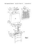 SEAT ASSEMBLY HAVING A MOVEABLE HEAD RESTRAINT ASSEMBLY diagram and image