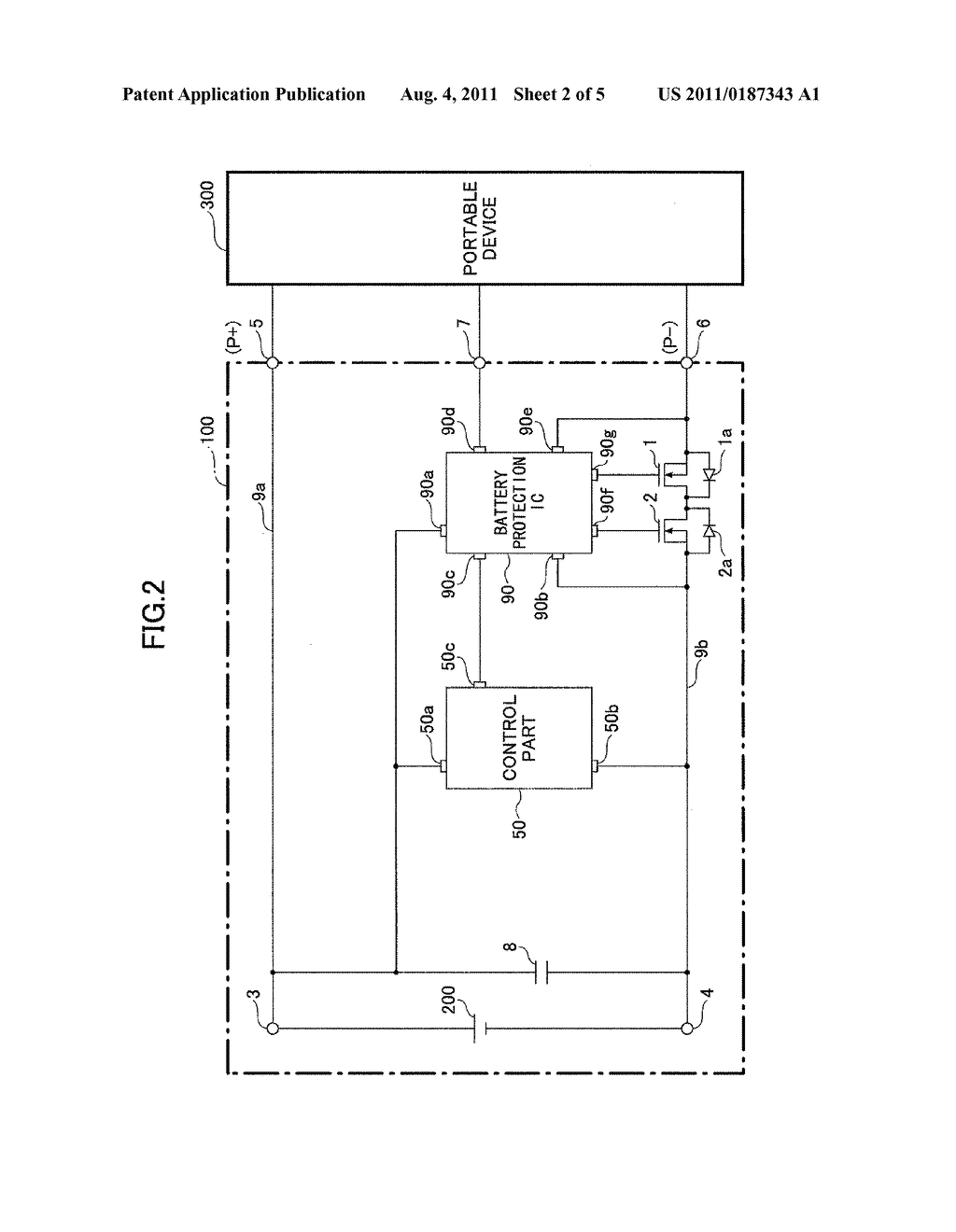 COMMUNICATION DEVICE AND BATTERY PACK IN WHICH THE COMMUNICATION DEVICE IS     PROVIDED - diagram, schematic, and image 03