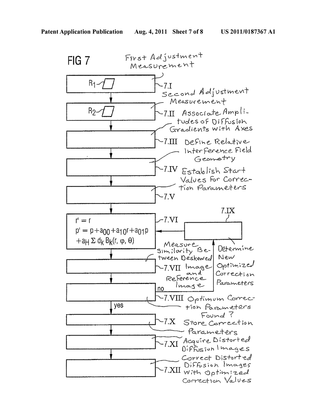 METHOD AND MAGNETIC RESONANCE SYSTEM TO REDUCE DISTORTIONS IN DIFFUSION     IMAGING - diagram, schematic, and image 08