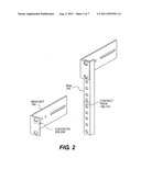 Method and System for Data Center Rack Brackets For Automatic Location     Tracking of Information Technology Components diagram and image