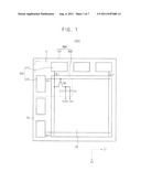 ADHESIVE, DISPLAY APPARATUS HAVING THE ADHESIVE, METHOD OF MANUFACTURING     THE DISPLAY APPARATUS, AND BONDING APPARATUS USING THE ADHESIVE diagram and image