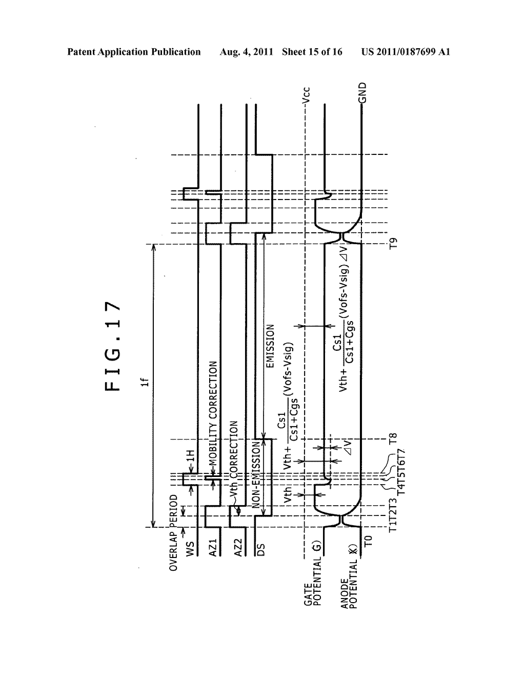 Pixel circuit, display and driving method thereof - diagram, schematic, and image 16