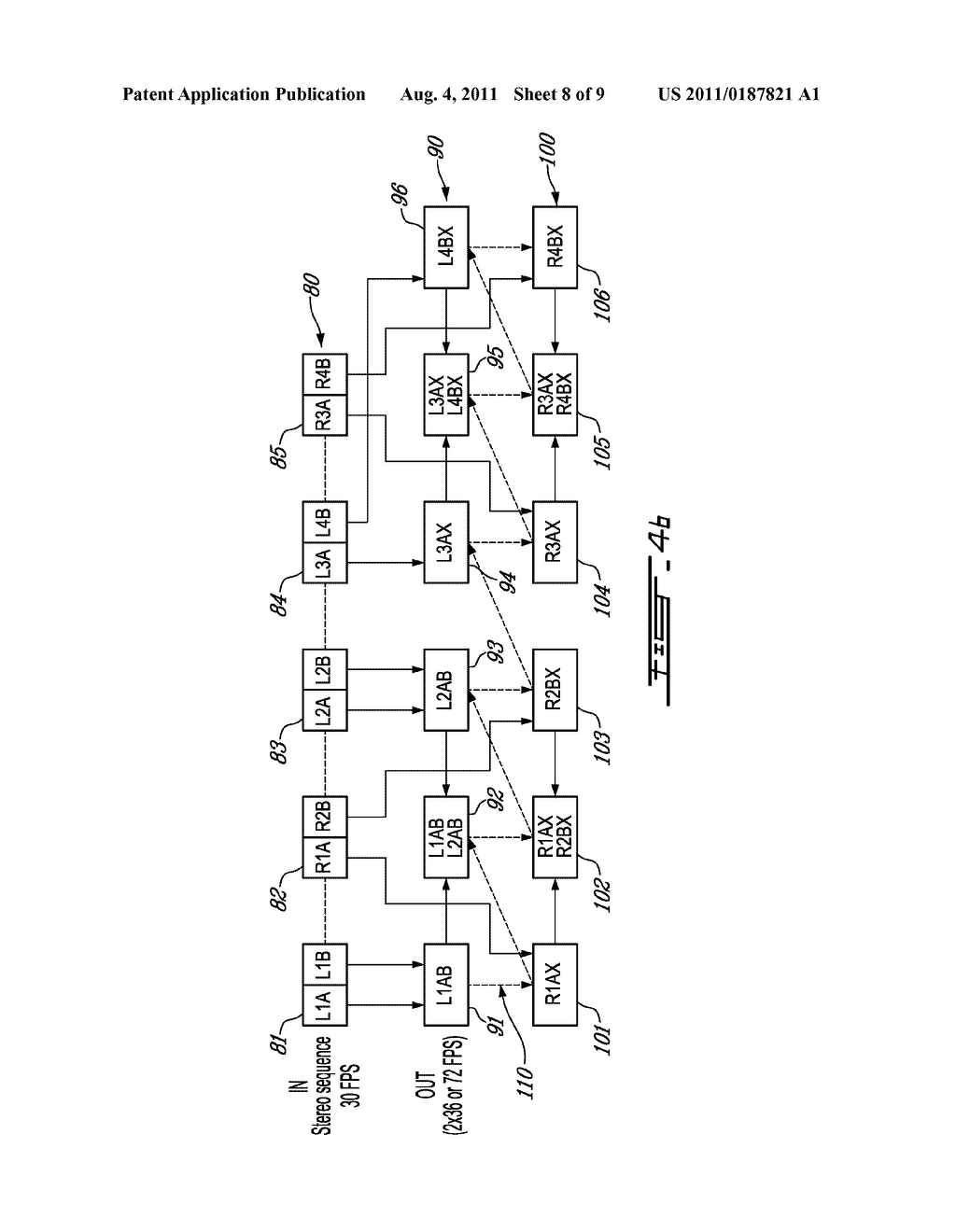 PROCESS AND SYSTEM FOR ENCODING AND PLAYBACK OF STEREOSCOPIC VIDEO     SEQUENCES - diagram, schematic, and image 09