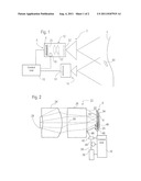 METHOD AND APPARATUS FOR IMAGING A SURROUNDING AREA ON A DETECTOR DEVICE diagram and image