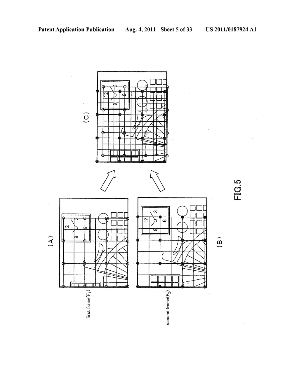 FRAME RATE CONVERSION DEVICE, CORRESPONDING POINT ESTIMATION DEVICE,     CORRESPONDING POINT ESTIMATION METHOD AND  CORRESPONDING POINT ESTIMATION     PROGRAM - diagram, schematic, and image 06