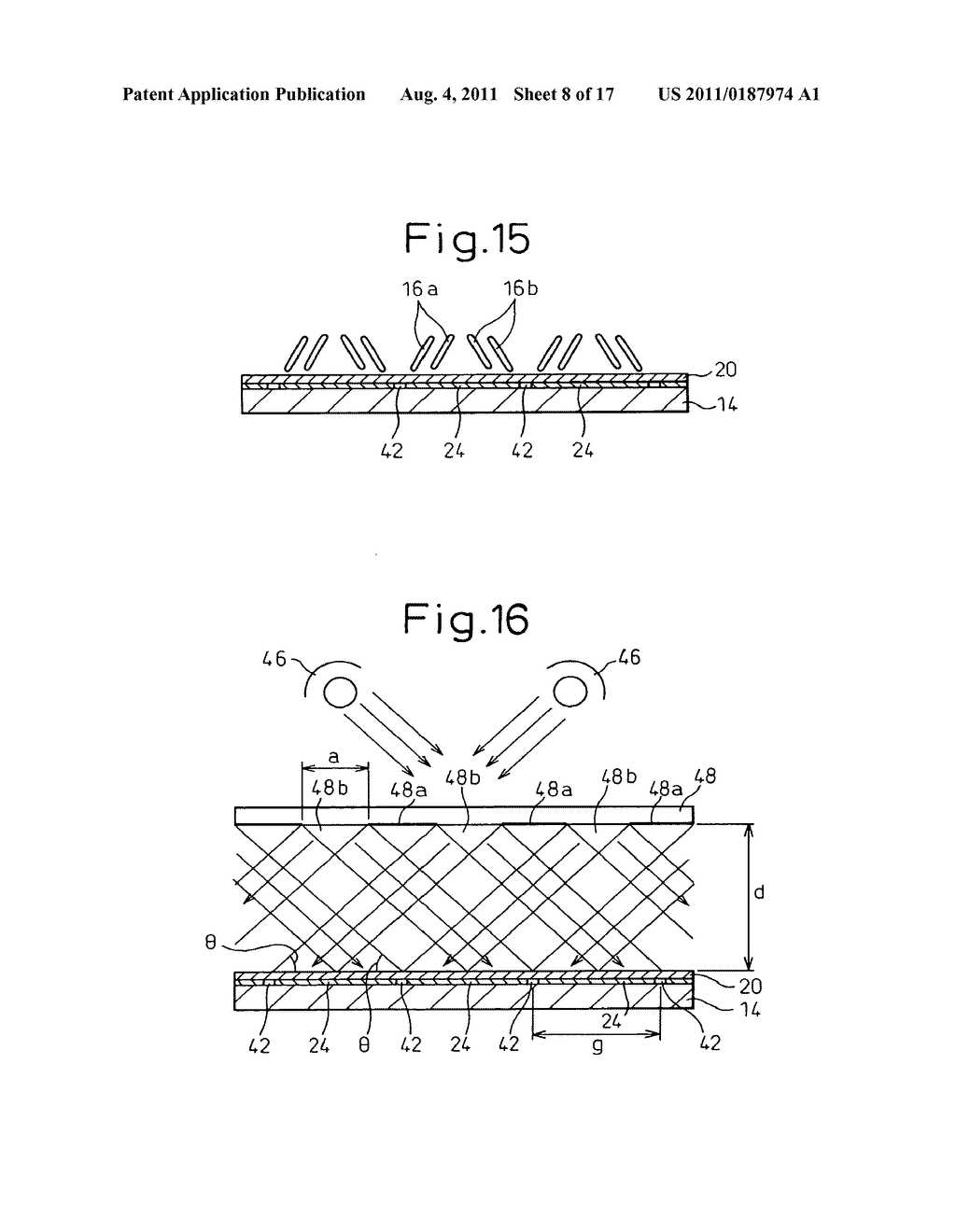 LIQUID CRYSTAL DISPLAY DEVICE TREATED BY UV IRRADIATION - diagram, schematic, and image 09