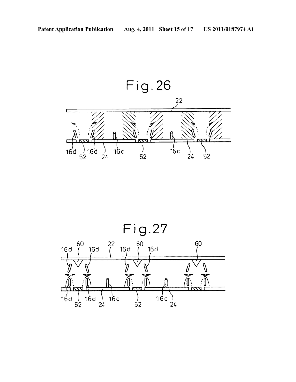 LIQUID CRYSTAL DISPLAY DEVICE TREATED BY UV IRRADIATION - diagram, schematic, and image 16