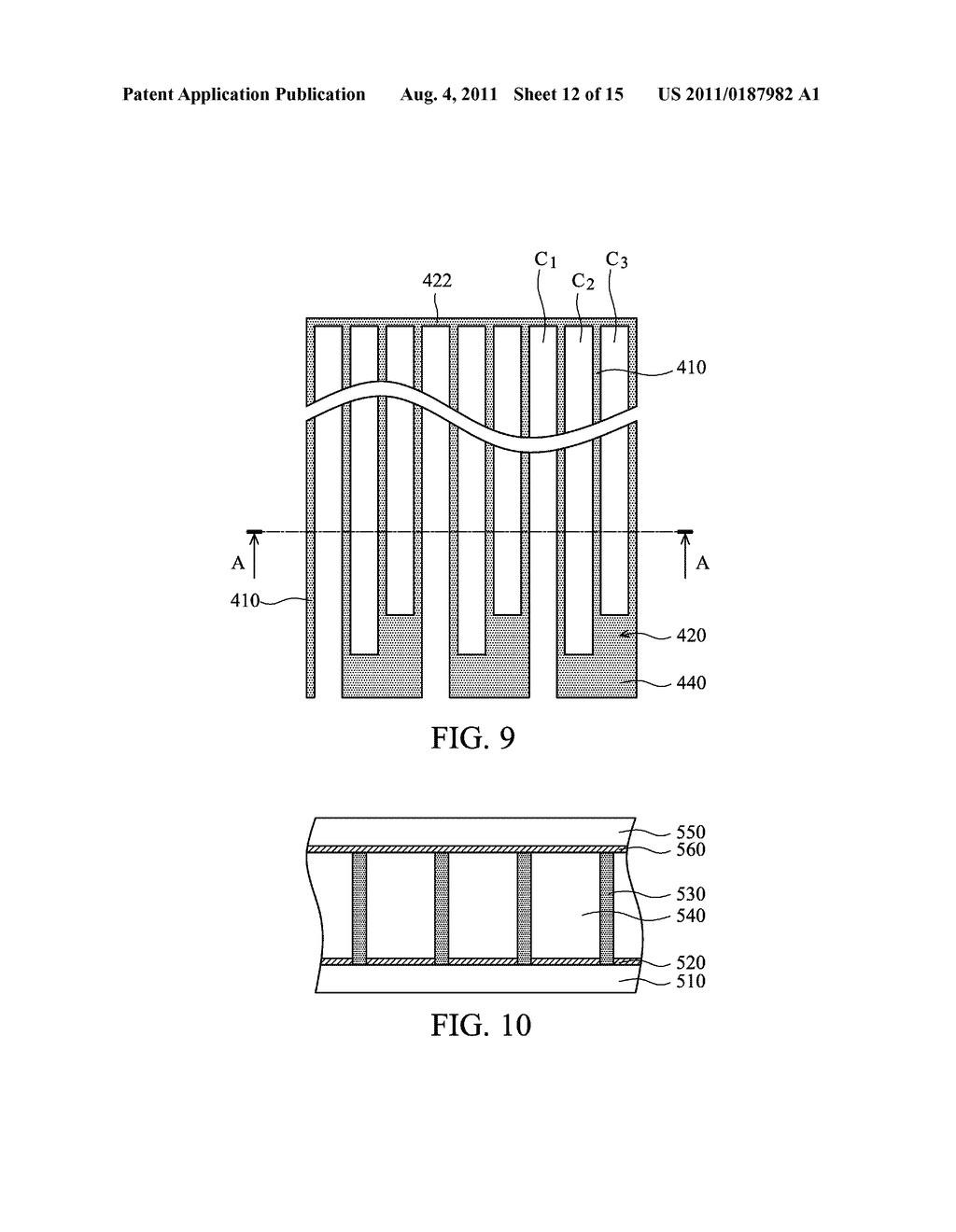 COLOR CHOLESTERIC LIQUID CRYSTAL DISPLAY DEVICES AND FABRICATION METHODS     THEREOF - diagram, schematic, and image 13