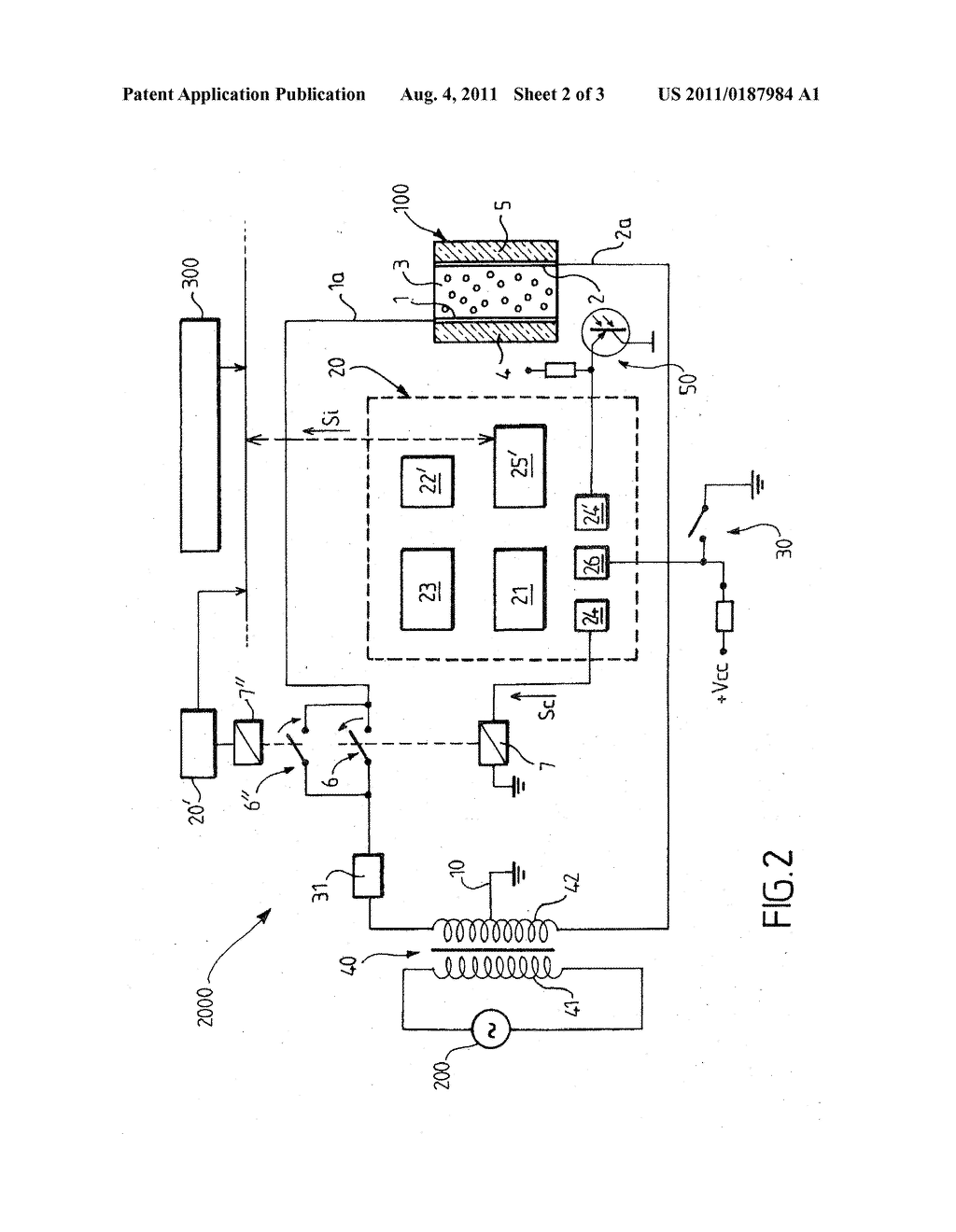 METHOD FOR REGENERATING THE LIQUID CRYSTALS OF VARIABLE LIGHT-SCATTERING     ELECTRICALLY CONTROLLED SYSTEMS, ELECTRICAL POWER SUPPLY AND DEVICE FOR     SAID REGENERATION - diagram, schematic, and image 03